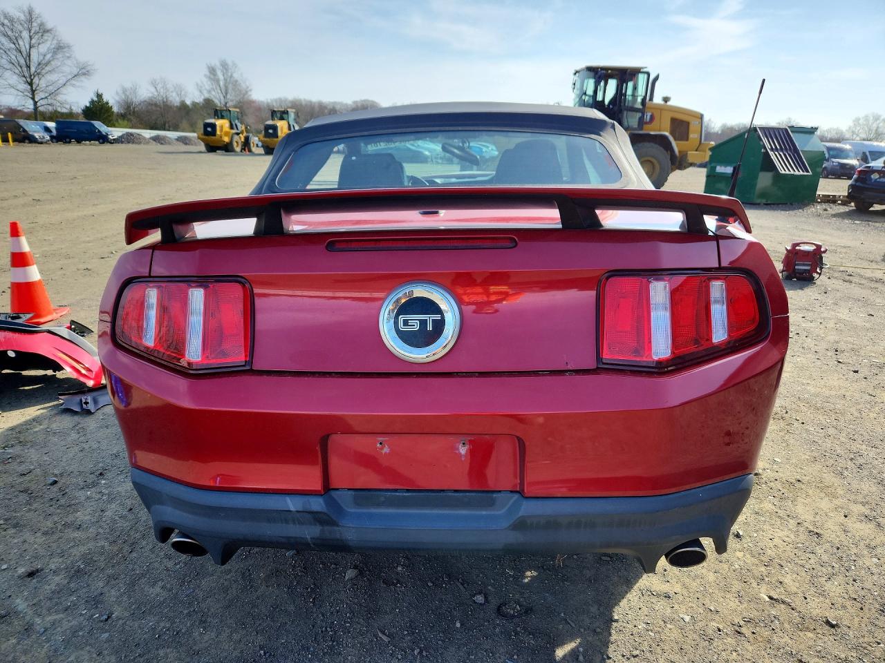 2012 Ford Mustang Gt Red vin: 1ZVBP8FF4C5236508