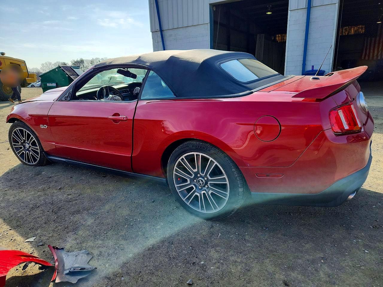 2012 Ford Mustang Gt Red vin: 1ZVBP8FF4C5236508
