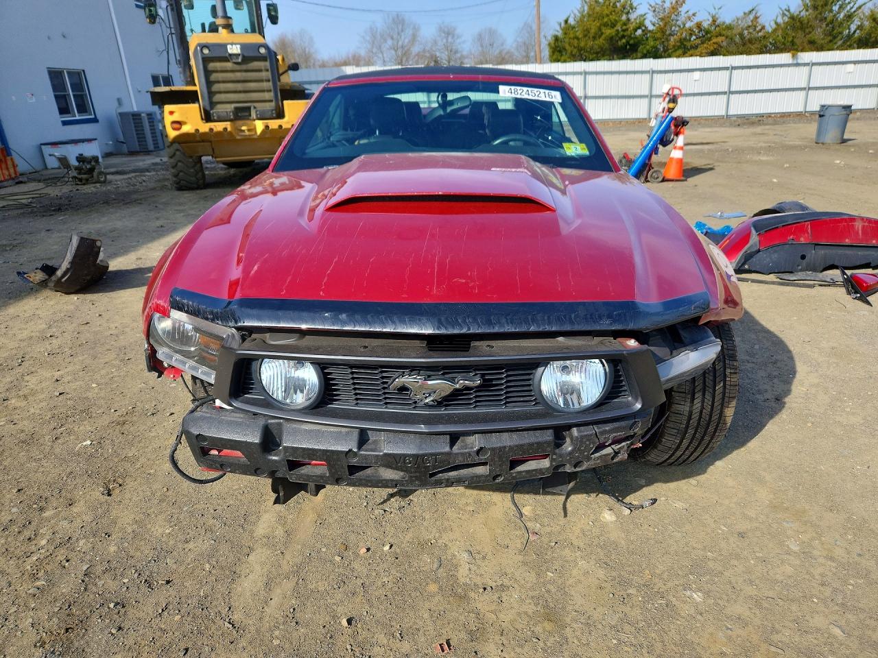 2012 Ford Mustang Gt Red vin: 1ZVBP8FF4C5236508