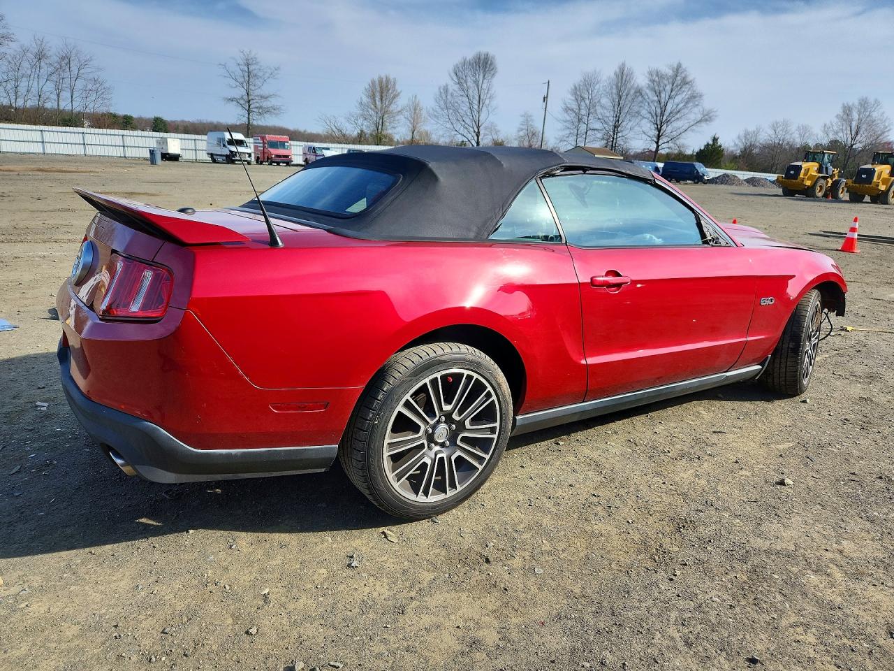2012 Ford Mustang Gt Red vin: 1ZVBP8FF4C5236508