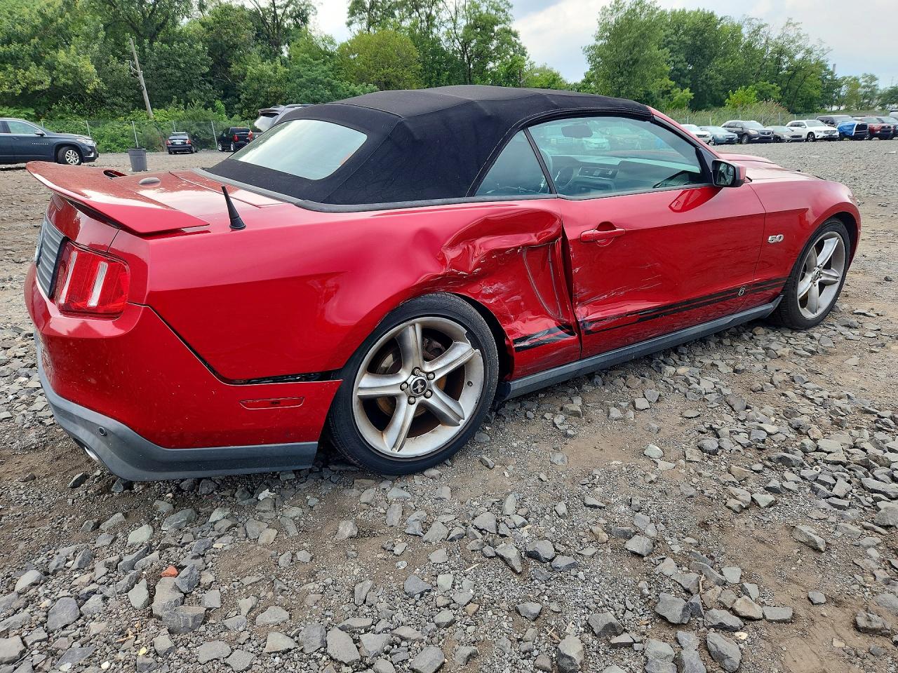 2012 Ford Mustang Gt Burgundy vin: 1ZVBP8FF4C5257679