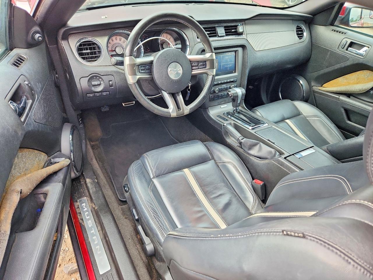 2012 Ford Mustang Gt Burgundy vin: 1ZVBP8FF4C5257679