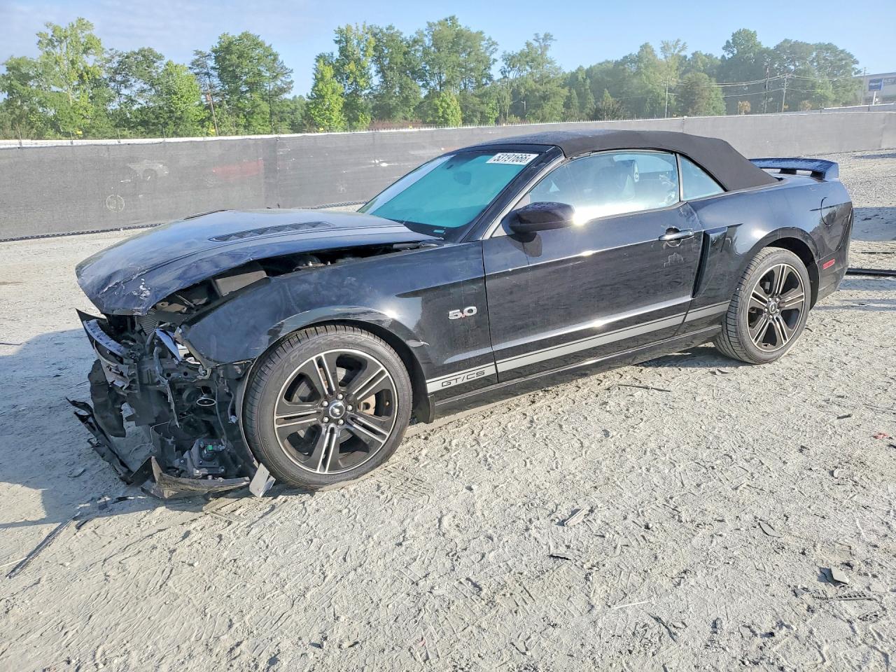 2013 Ford Mustang Gt Черный vin: 1ZVBP8FF4D5237496