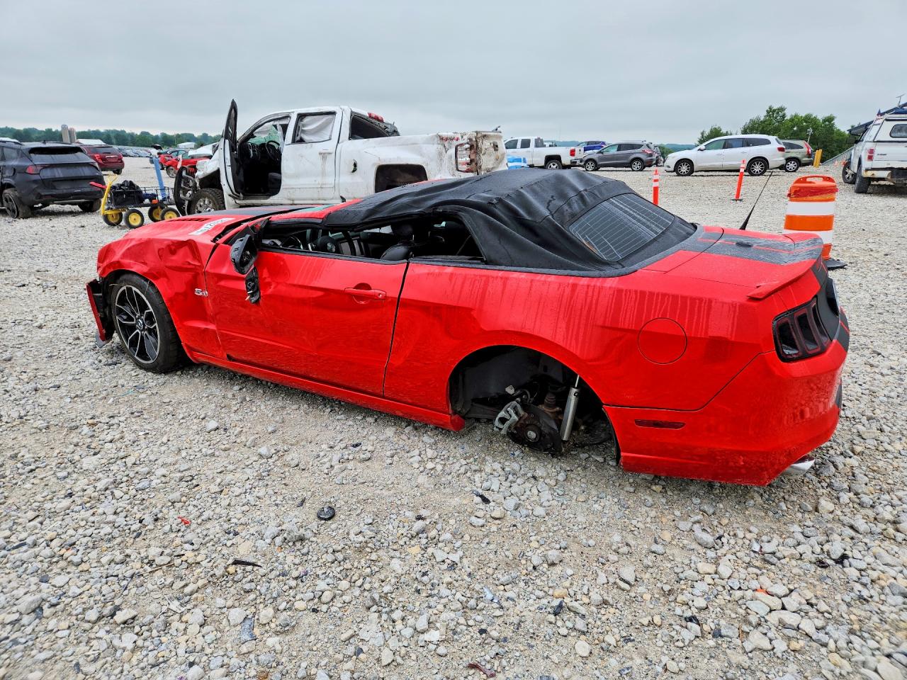2014 Ford Mustang Gt Красный vin: 1ZVBP8FF5E5291066