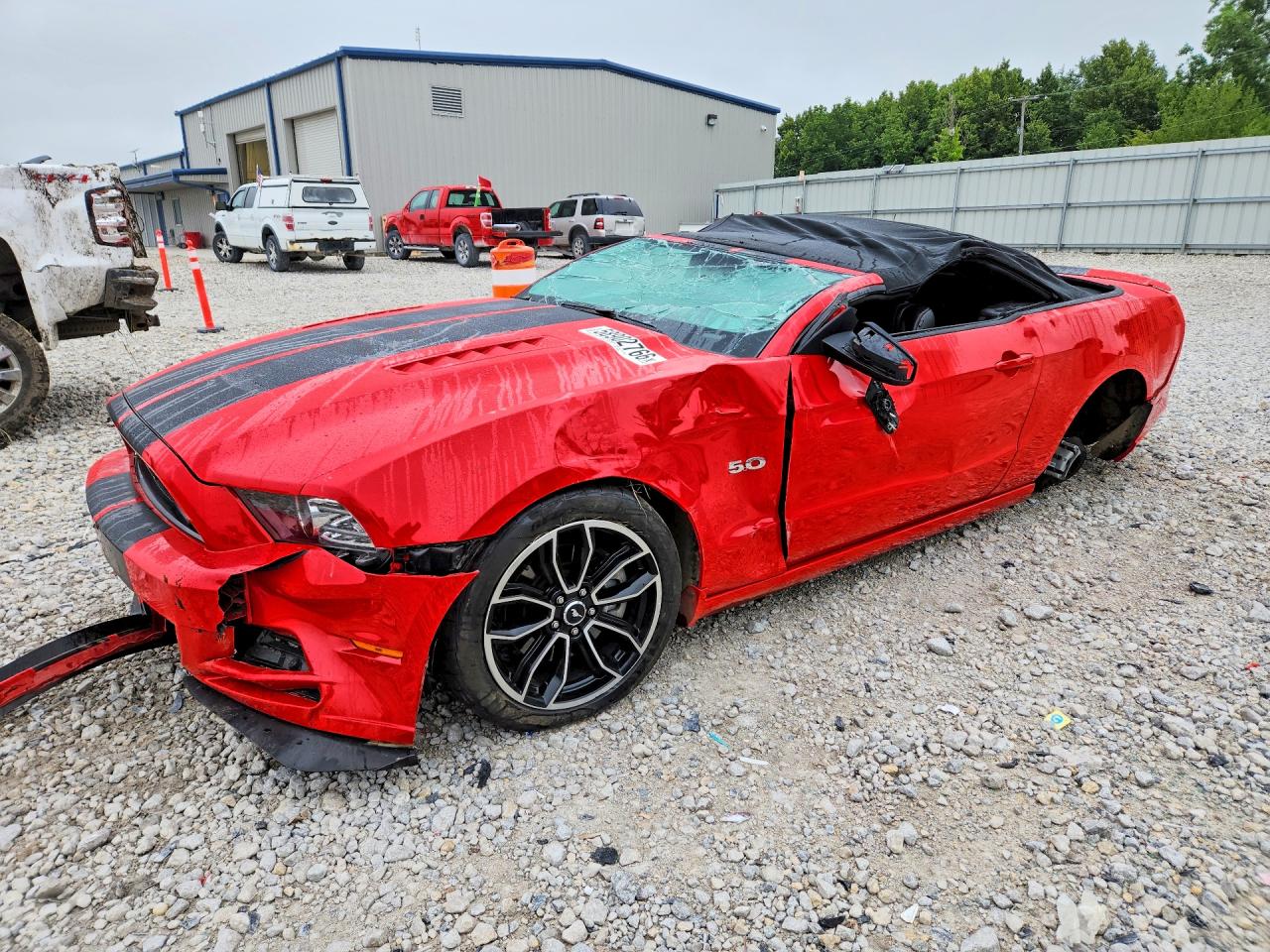2014 Ford Mustang Gt Red vin: 1ZVBP8FF5E5291066