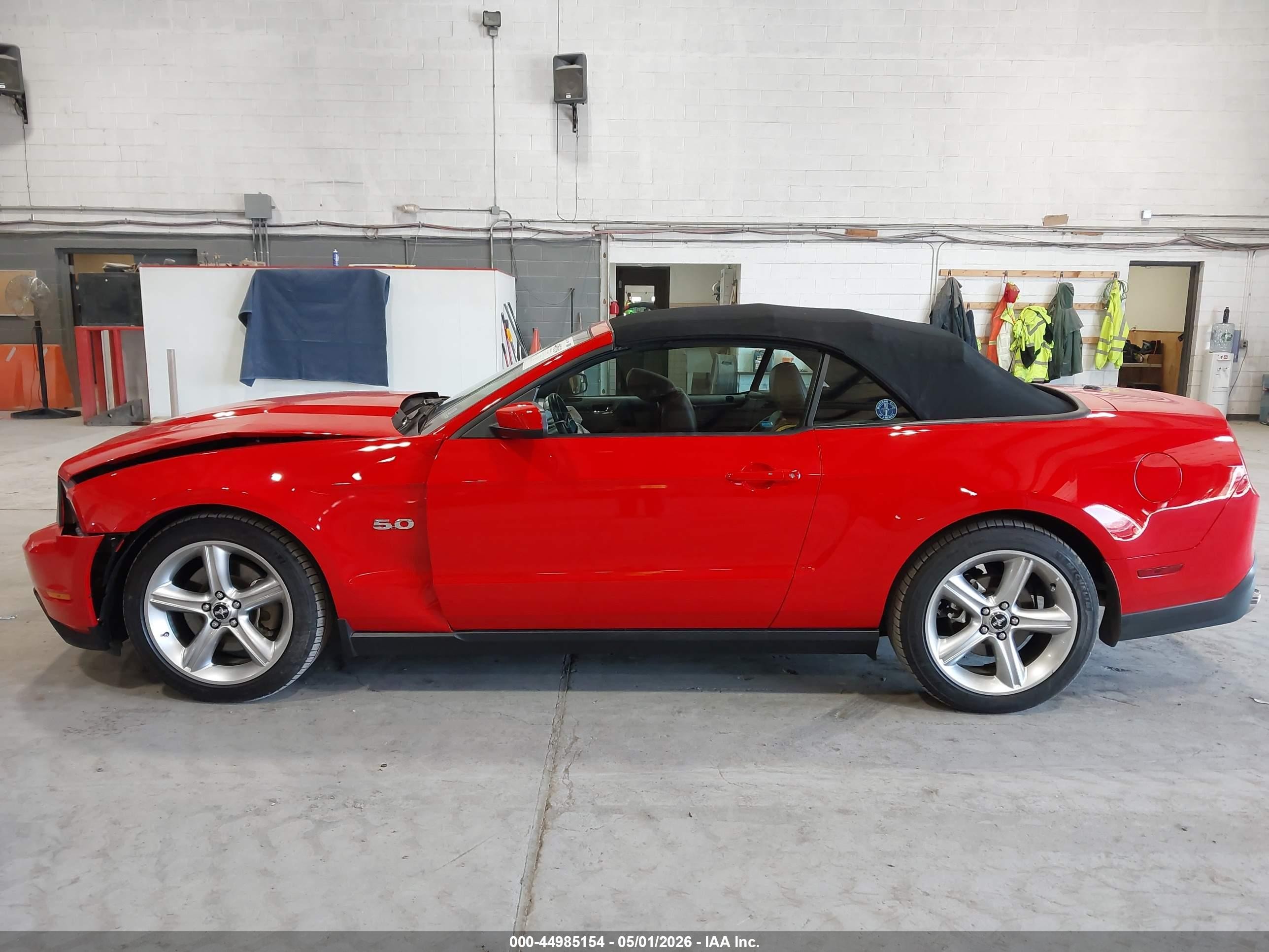2012 Ford Mustang Gt Premium Red vin: 1ZVBP8FF7C5229276