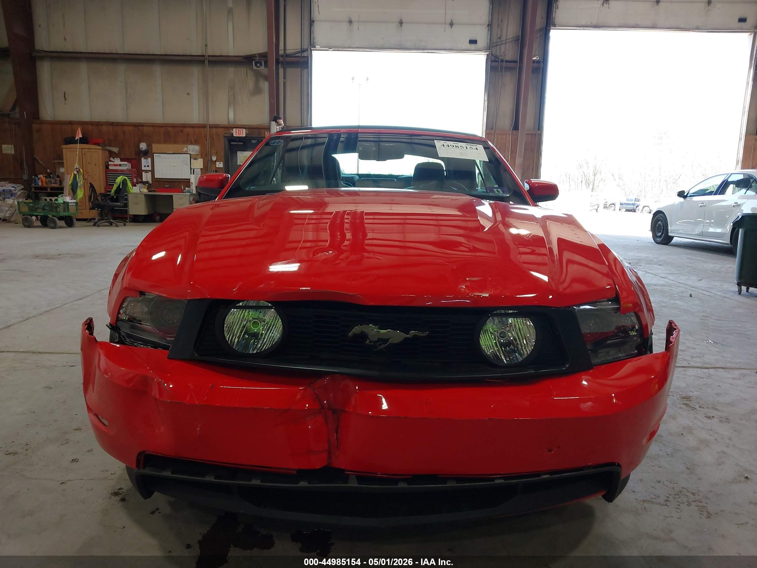 2012 Ford Mustang Gt Premium Red vin: 1ZVBP8FF7C5229276