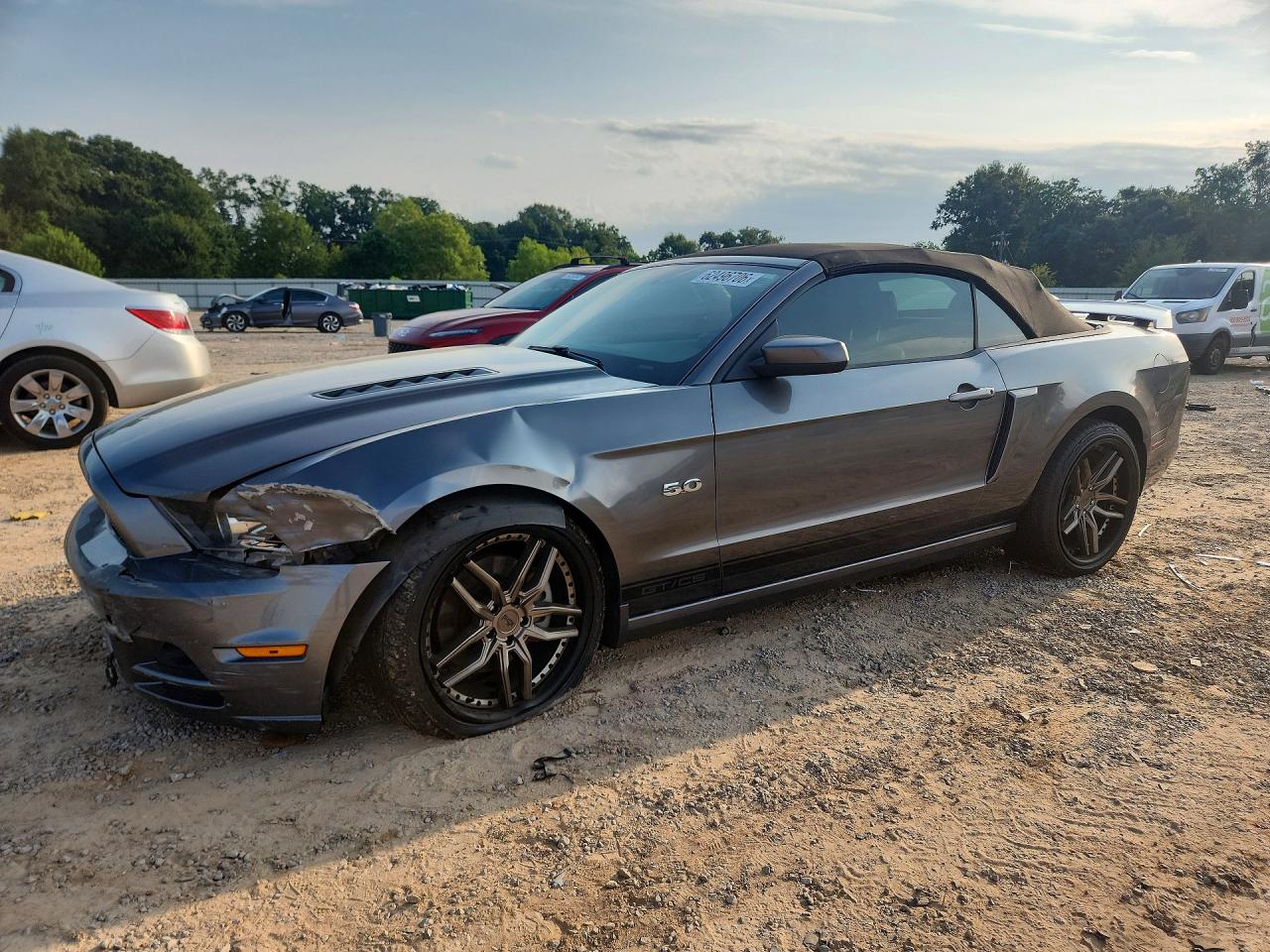 2014 Ford Mustang Gt Gray vin: 1ZVBP8FF7E5316579