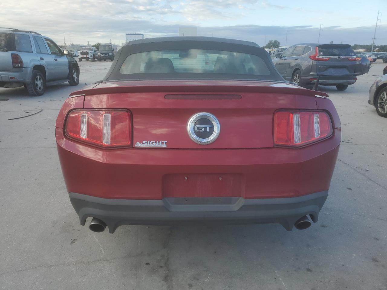 2012 Ford Mustang Gt Red vin: 1ZVBP8FF9C5260593