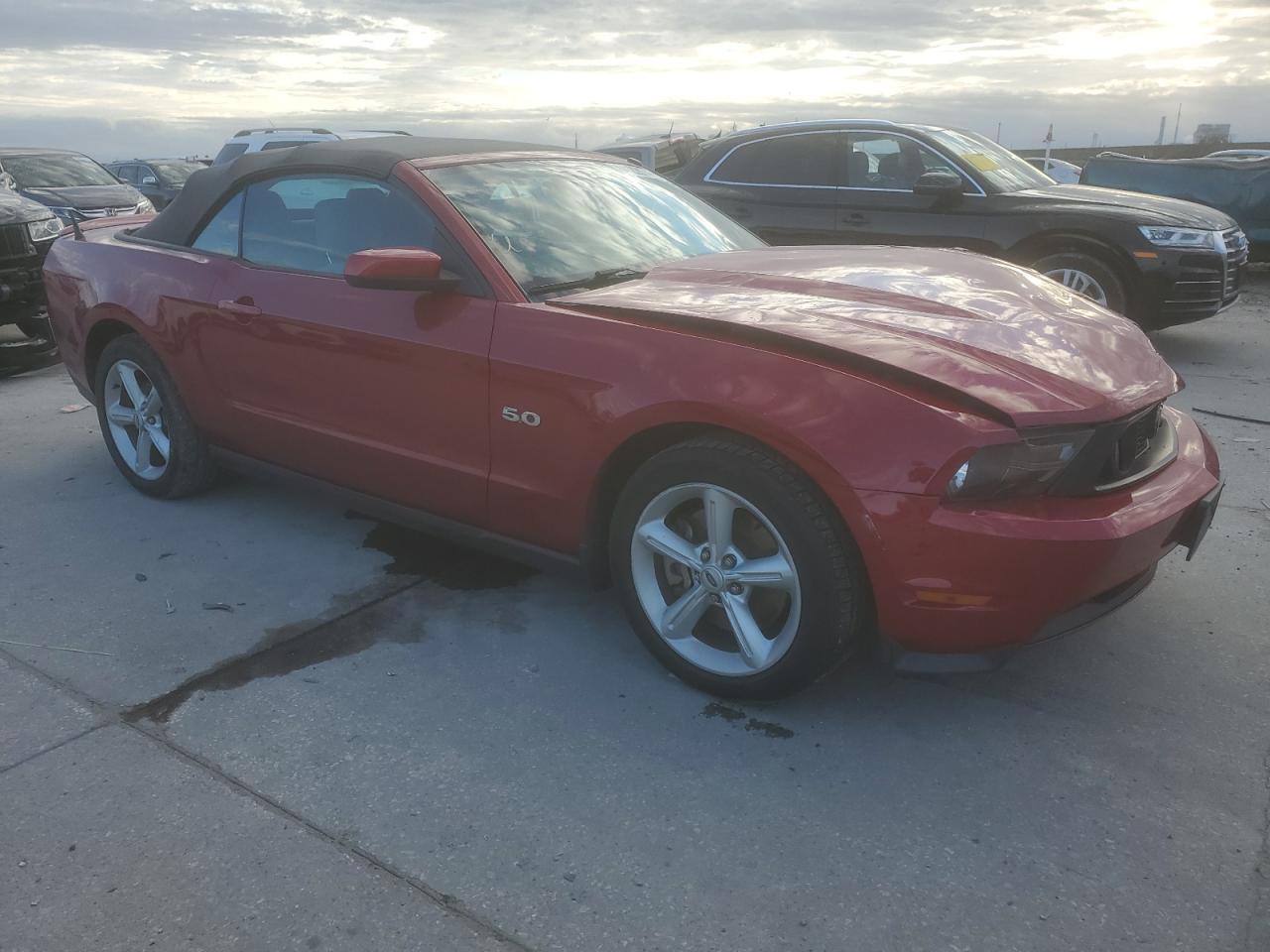 2012 Ford Mustang Gt Red vin: 1ZVBP8FF9C5260593