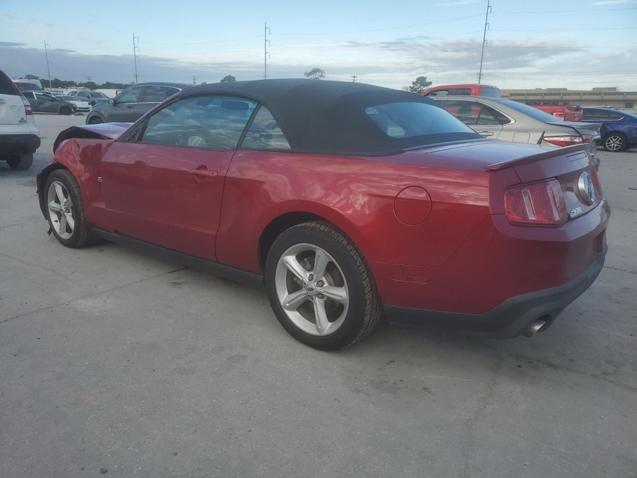 2012 Ford Mustang Gt Red vin: 1ZVBP8FF9C5260593