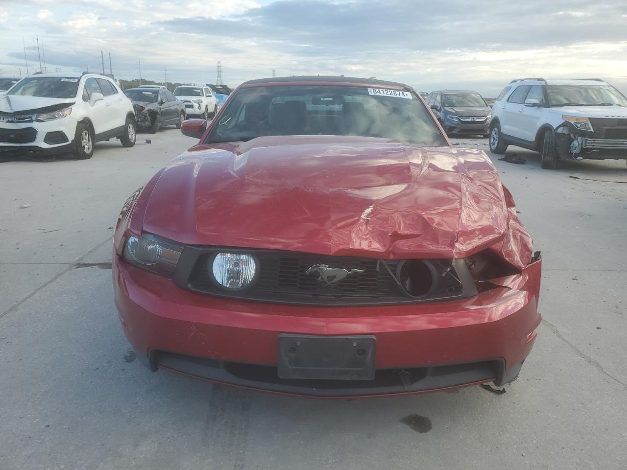 2012 Ford Mustang Gt Red vin: 1ZVBP8FF9C5260593