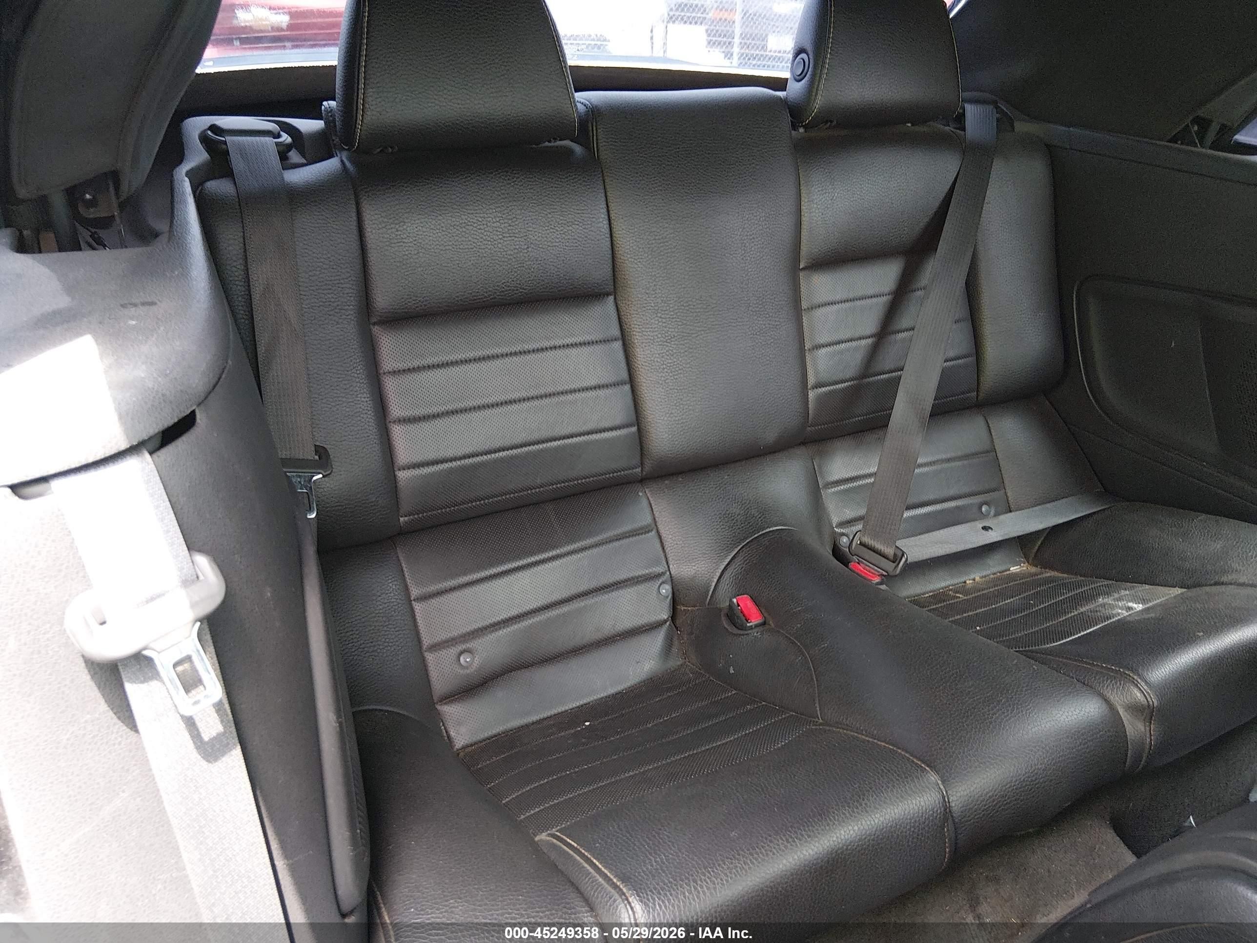 2011 Ford Mustang Gt Premium Black vin: 1ZVBP8FFXB5108644