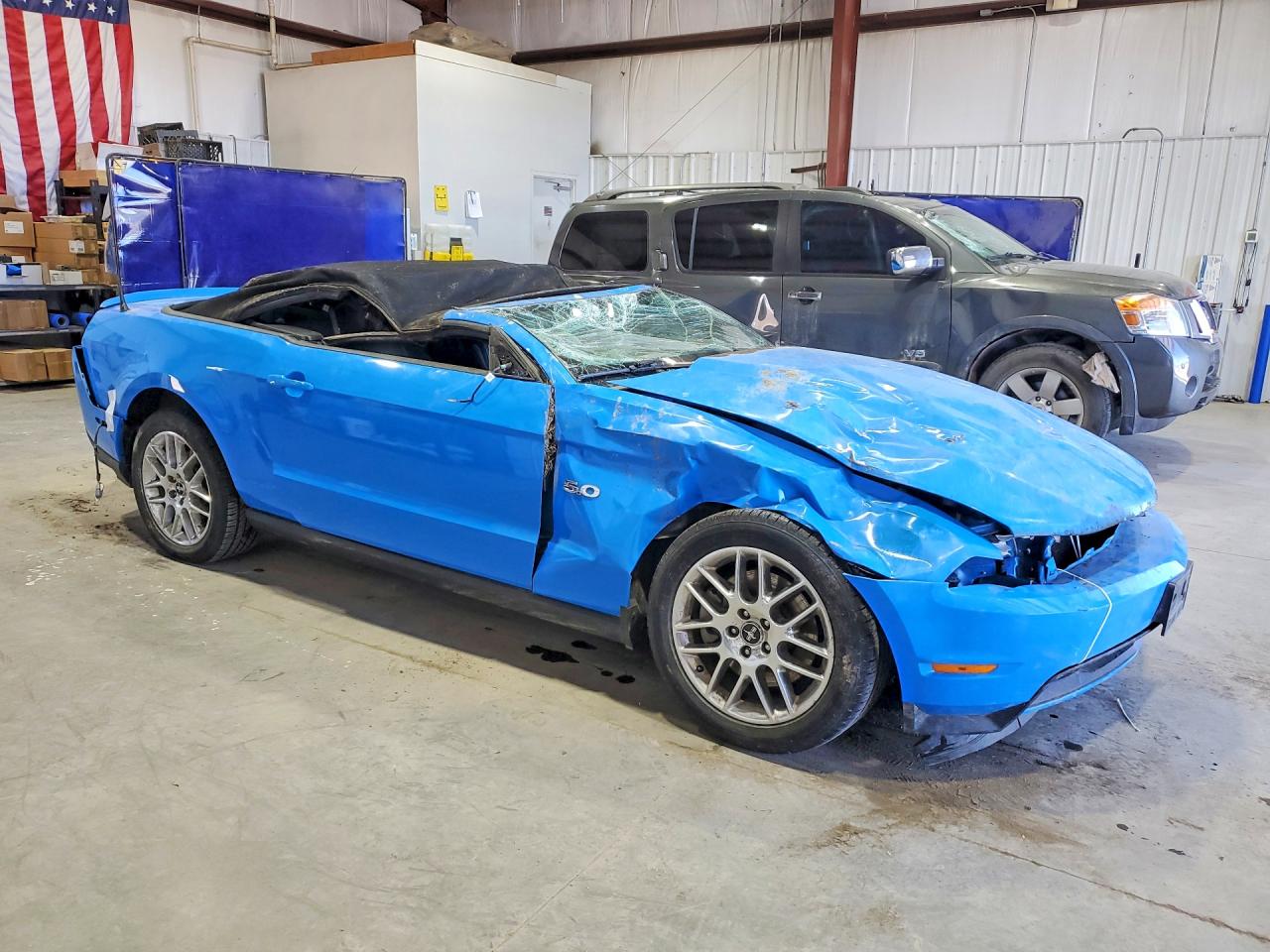 2012 Ford Mustang Gt Blue vin: 1ZVBP8FFXC5259209