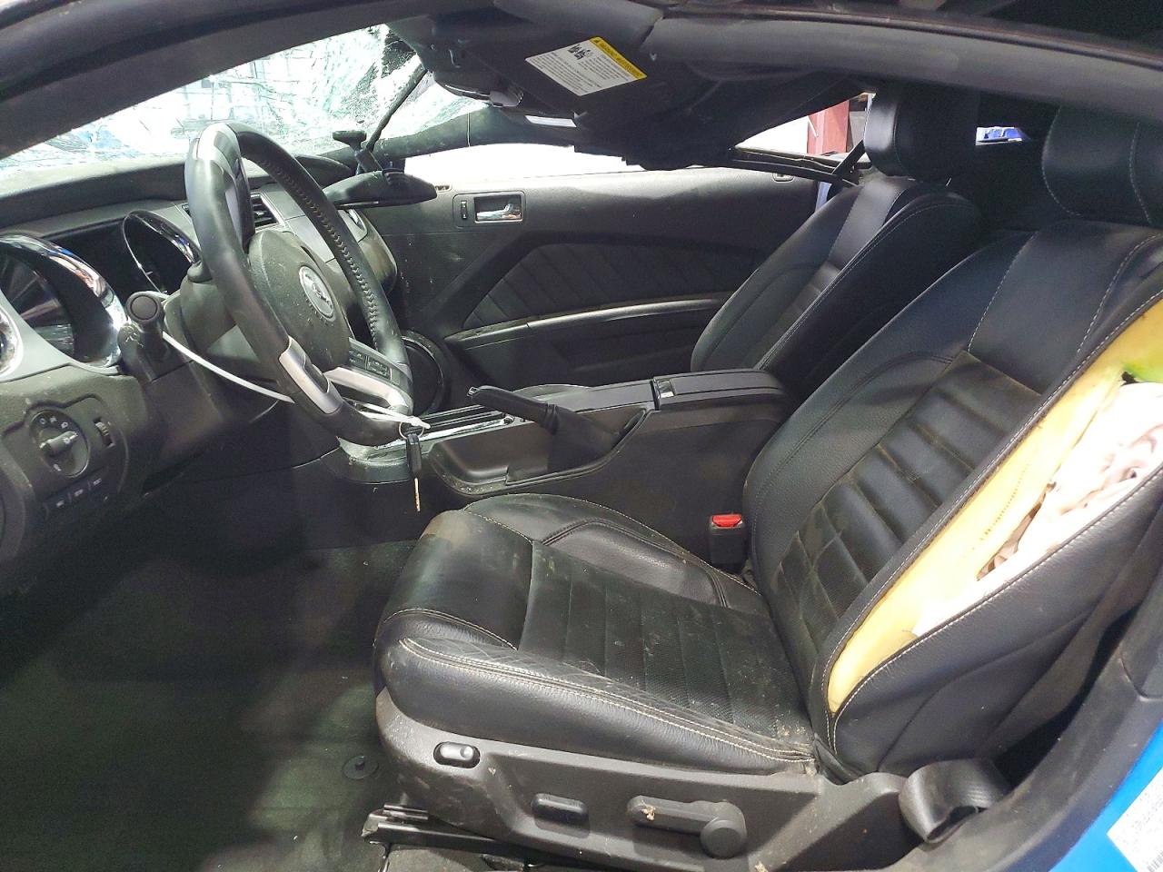 2012 Ford Mustang Gt Blue vin: 1ZVBP8FFXC5259209