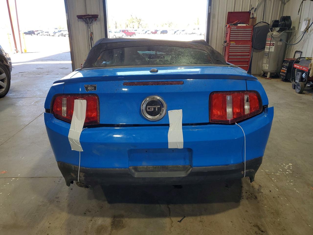 2012 Ford Mustang Gt Blue vin: 1ZVBP8FFXC5259209