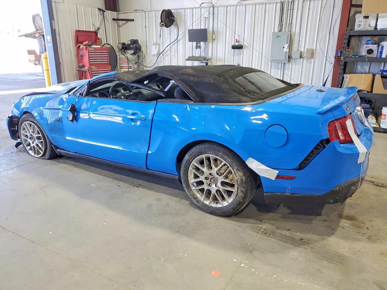 2012 Ford Mustang Gt Blue vin: 1ZVBP8FFXC5259209