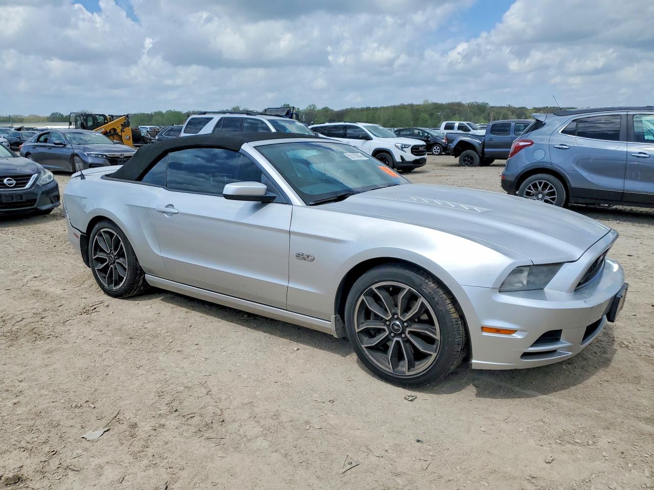 2014 Ford Mustang Gt Silver vin: 1ZVBP8FFXE5249962