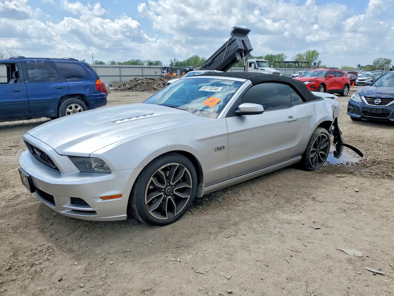 2014 Ford Mustang Gt Silver vin: 1ZVBP8FFXE5249962