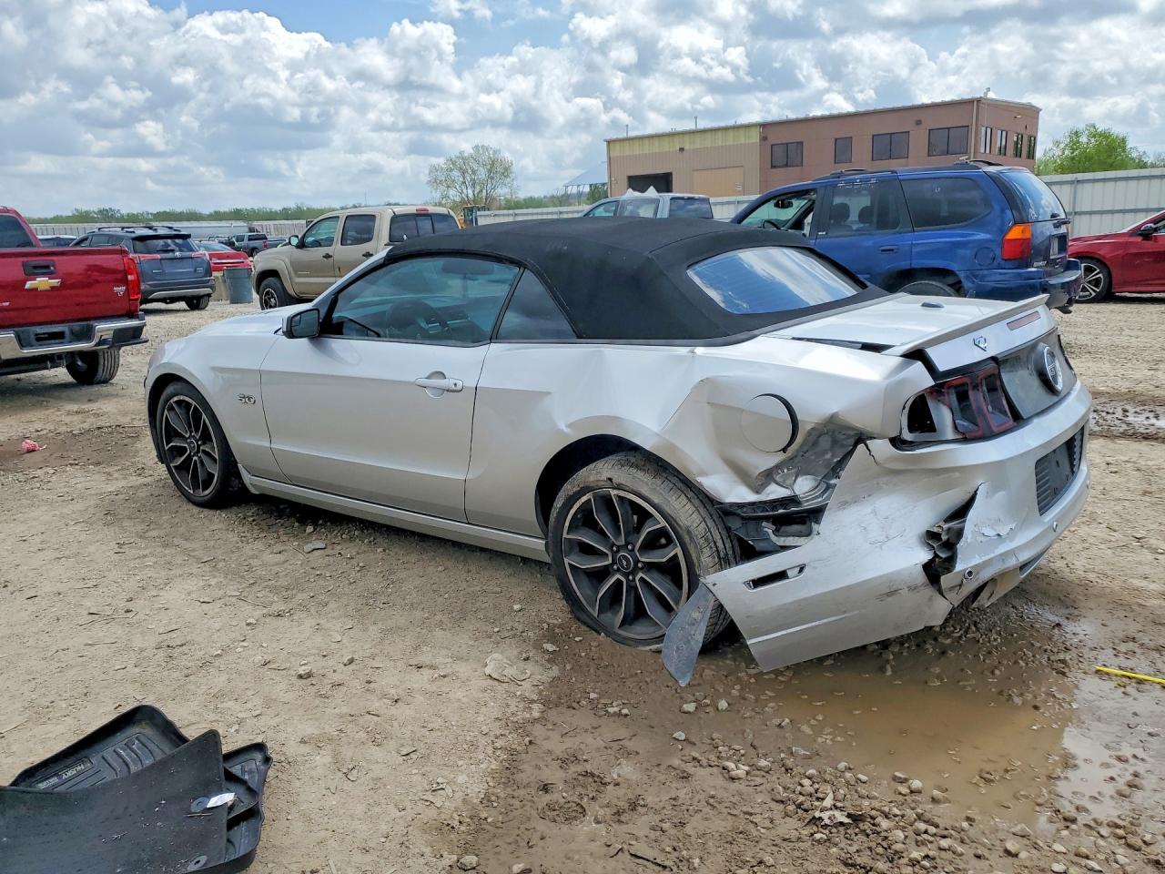 2014 Ford Mustang Gt Silver vin: 1ZVBP8FFXE5249962