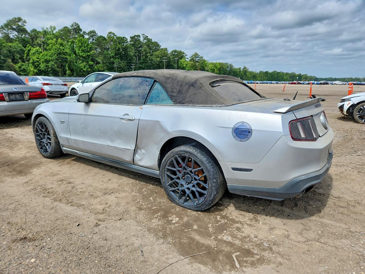 2010 Ford Mustang Gt Silver vin: 1ZVBP8FH3A5152095