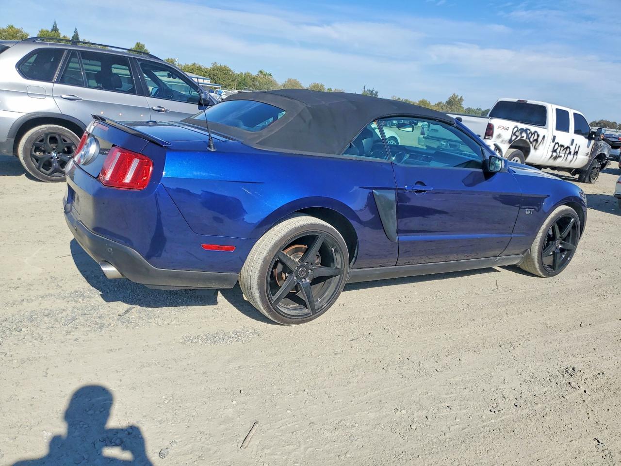 2010 Ford Mustang Gt Синий vin: 1ZVBP8FH6A5155654