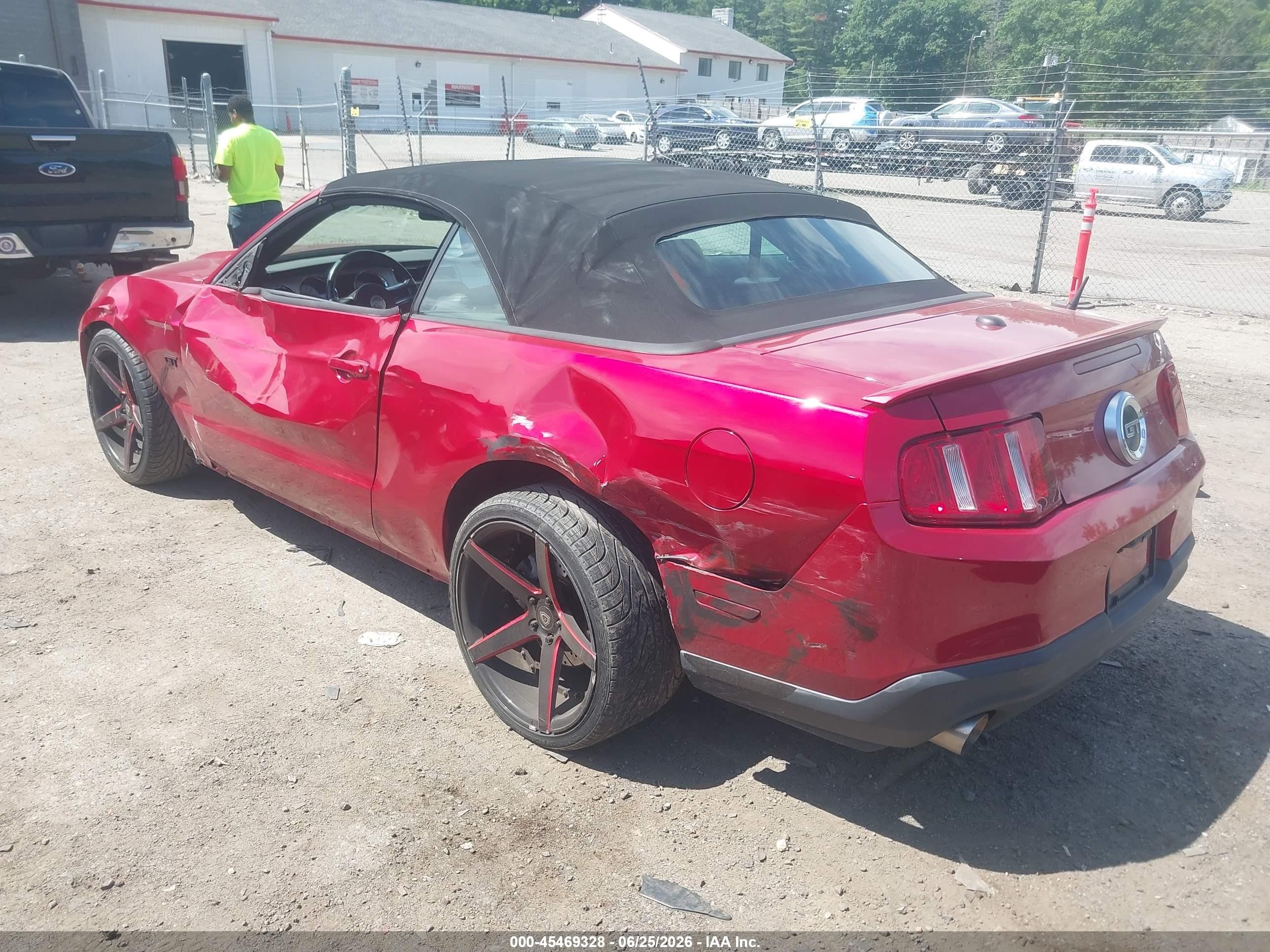 2010 Ford Mustang Gt/gt Premium Red vin: 1ZVBP8FH7A5114935