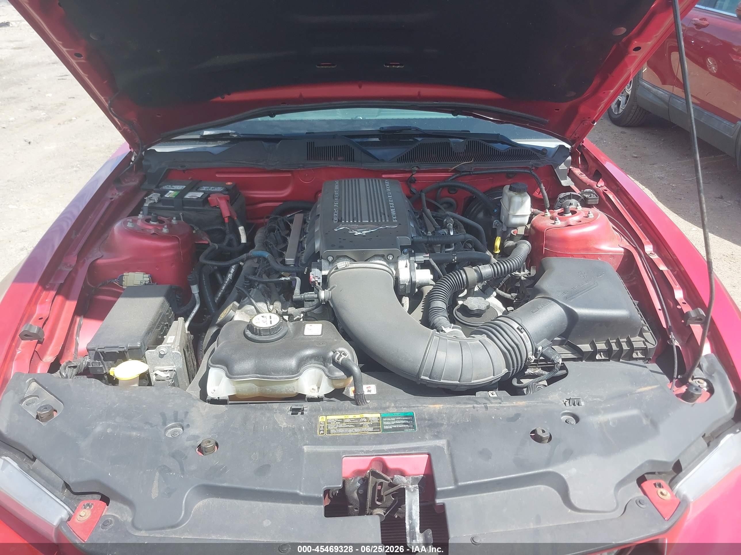 2010 Ford Mustang Gt/gt Premium Red vin: 1ZVBP8FH7A5114935