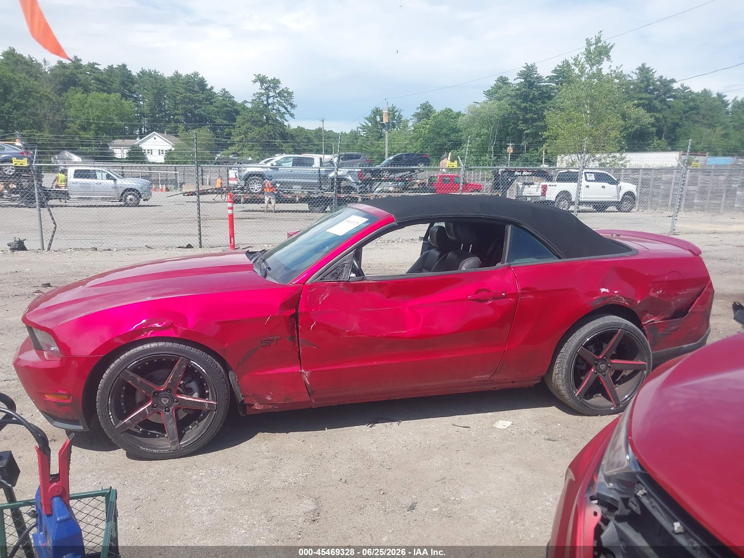 2010 Ford Mustang Gt/gt Premium Red vin: 1ZVBP8FH7A5114935