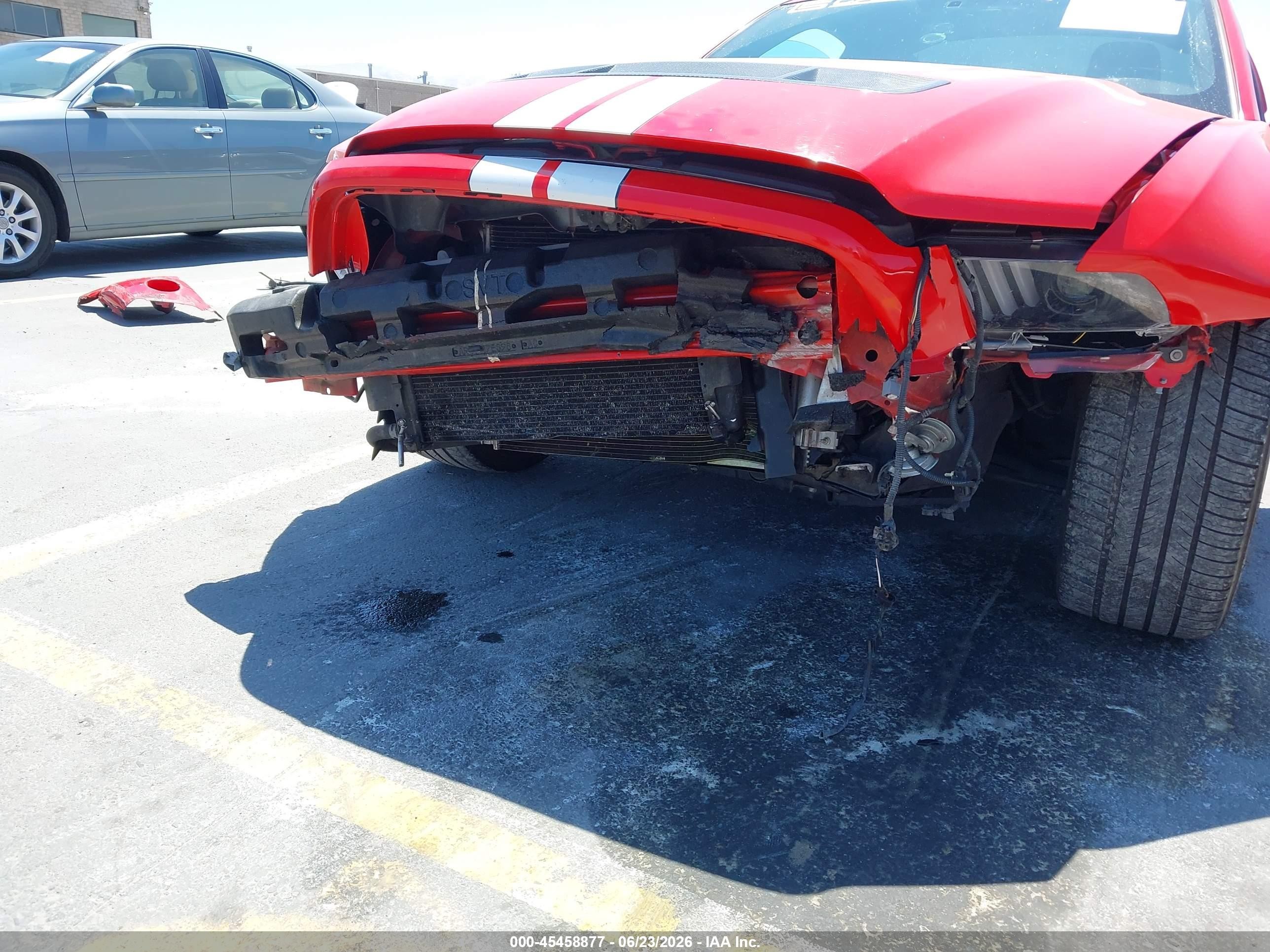 2011 Ford Shelby Gt500   Red vin: 1ZVBP8JS2B5145482