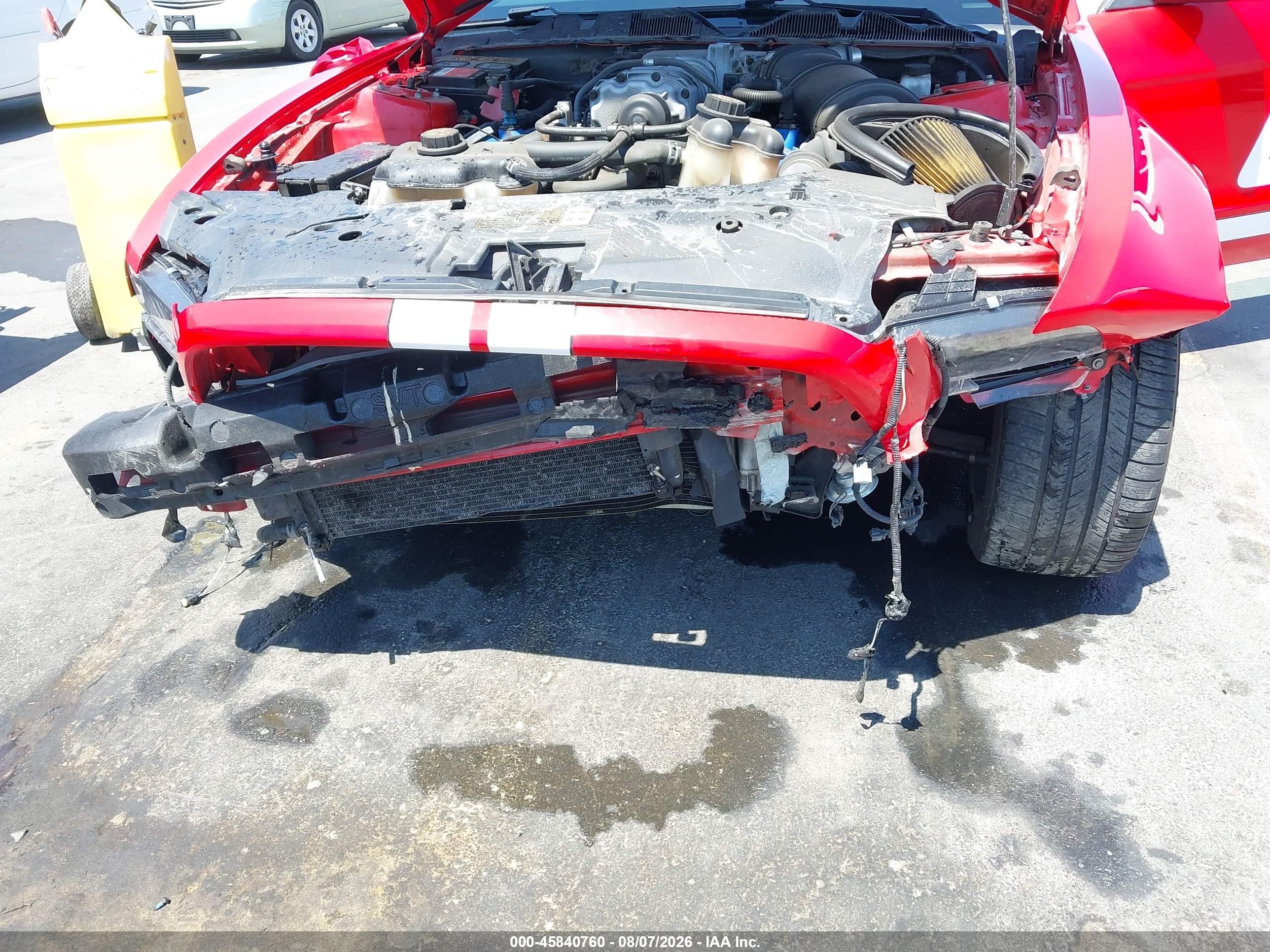 2011 Ford Shelby Gt500   Red vin: 1ZVBP8JS2B5145482