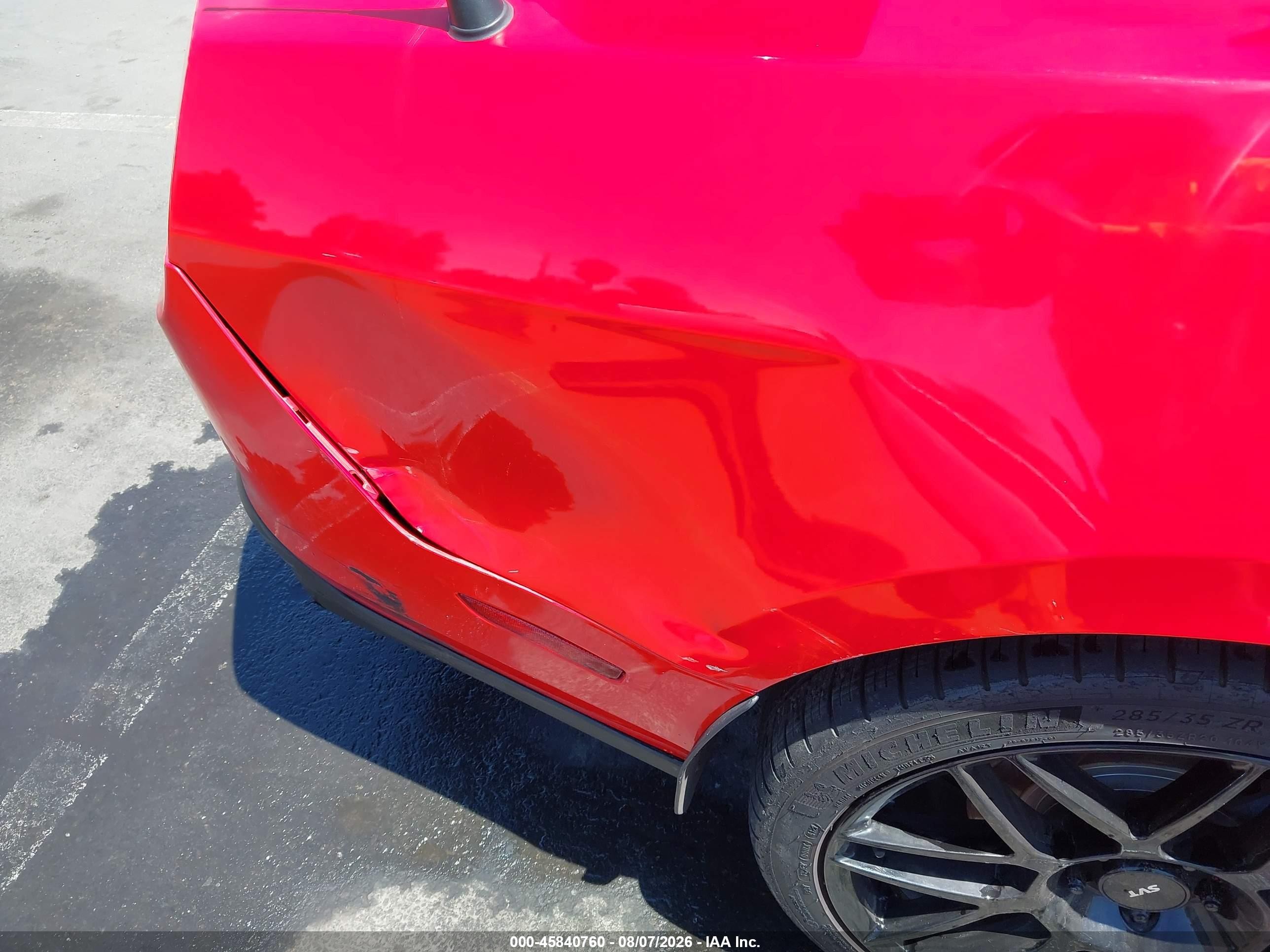 2011 Ford Shelby Gt500   Red vin: 1ZVBP8JS2B5145482