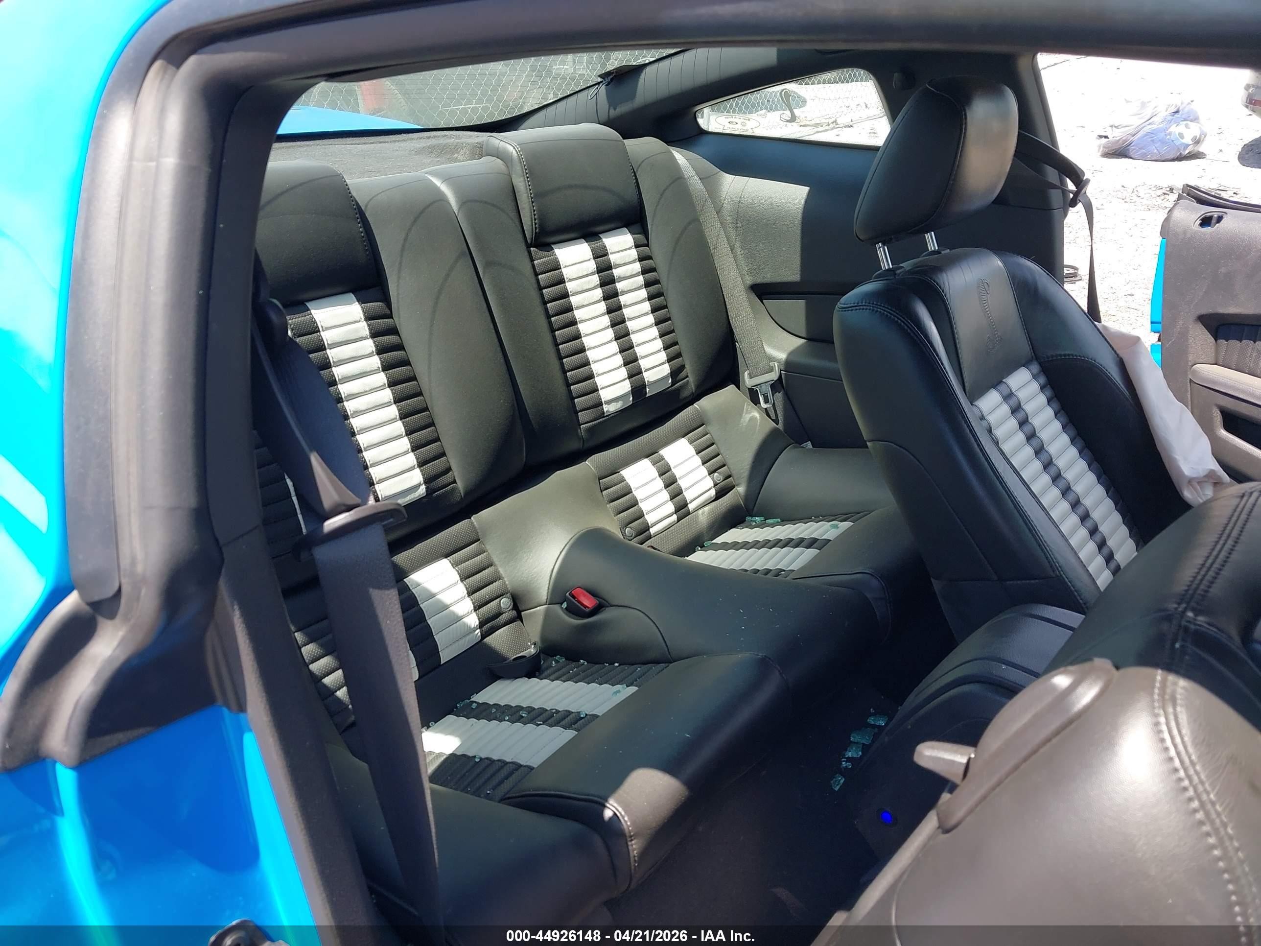 2010 Ford Shelby Gt500   Blue vin: 1ZVBP8JS6A5140137