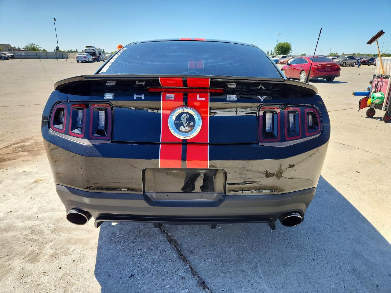 2012 Ford Mustang Shelby Gt500 Black vin: 1ZVBP8JS7C5241769