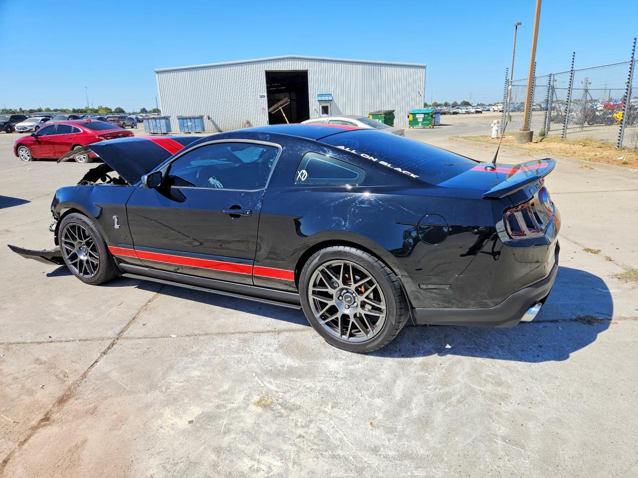 2012 Ford Mustang Shelby Gt500 Black vin: 1ZVBP8JS7C5241769