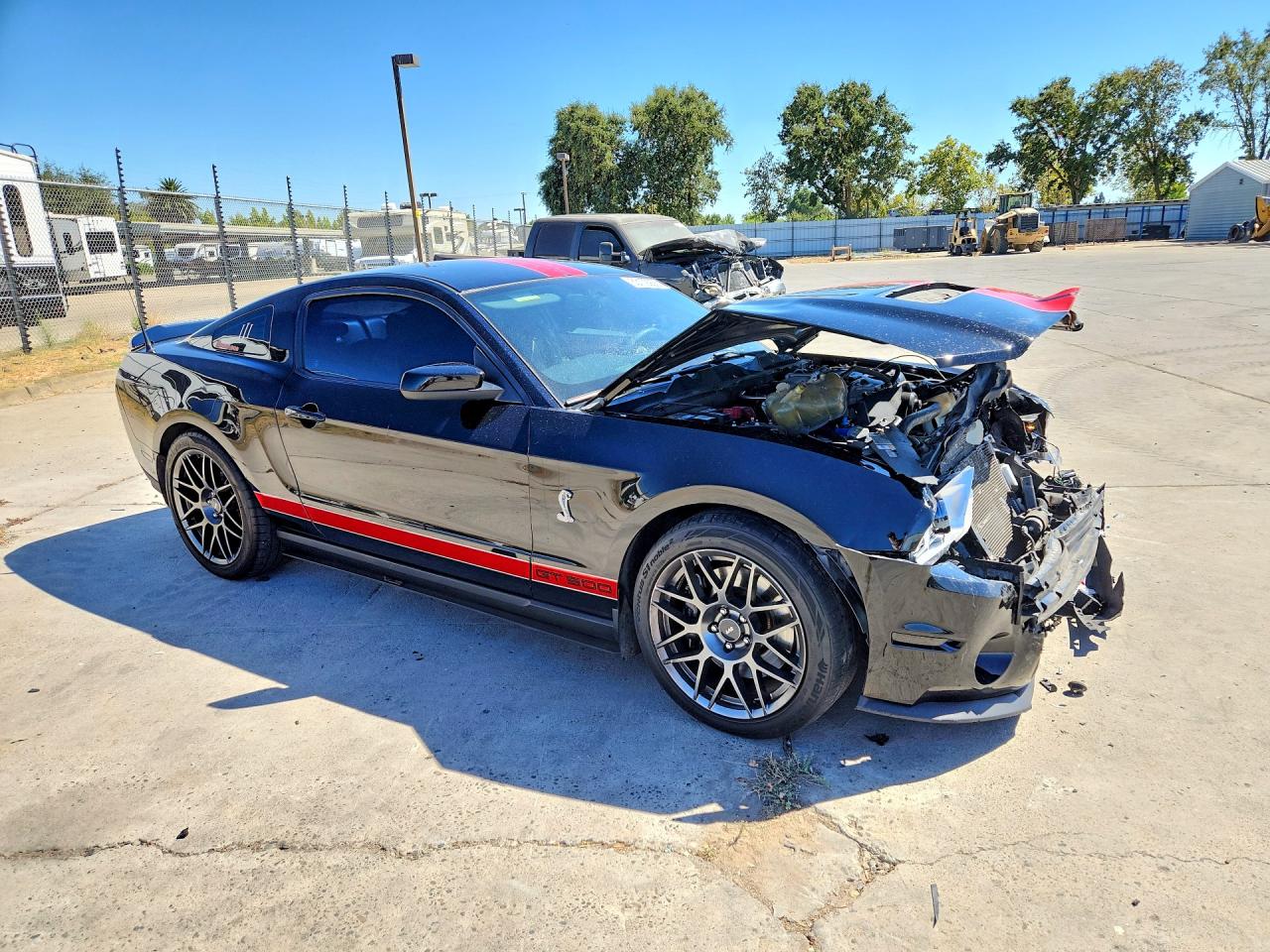 2012 Ford Mustang Shelby Gt500 Black vin: 1ZVBP8JS7C5241769