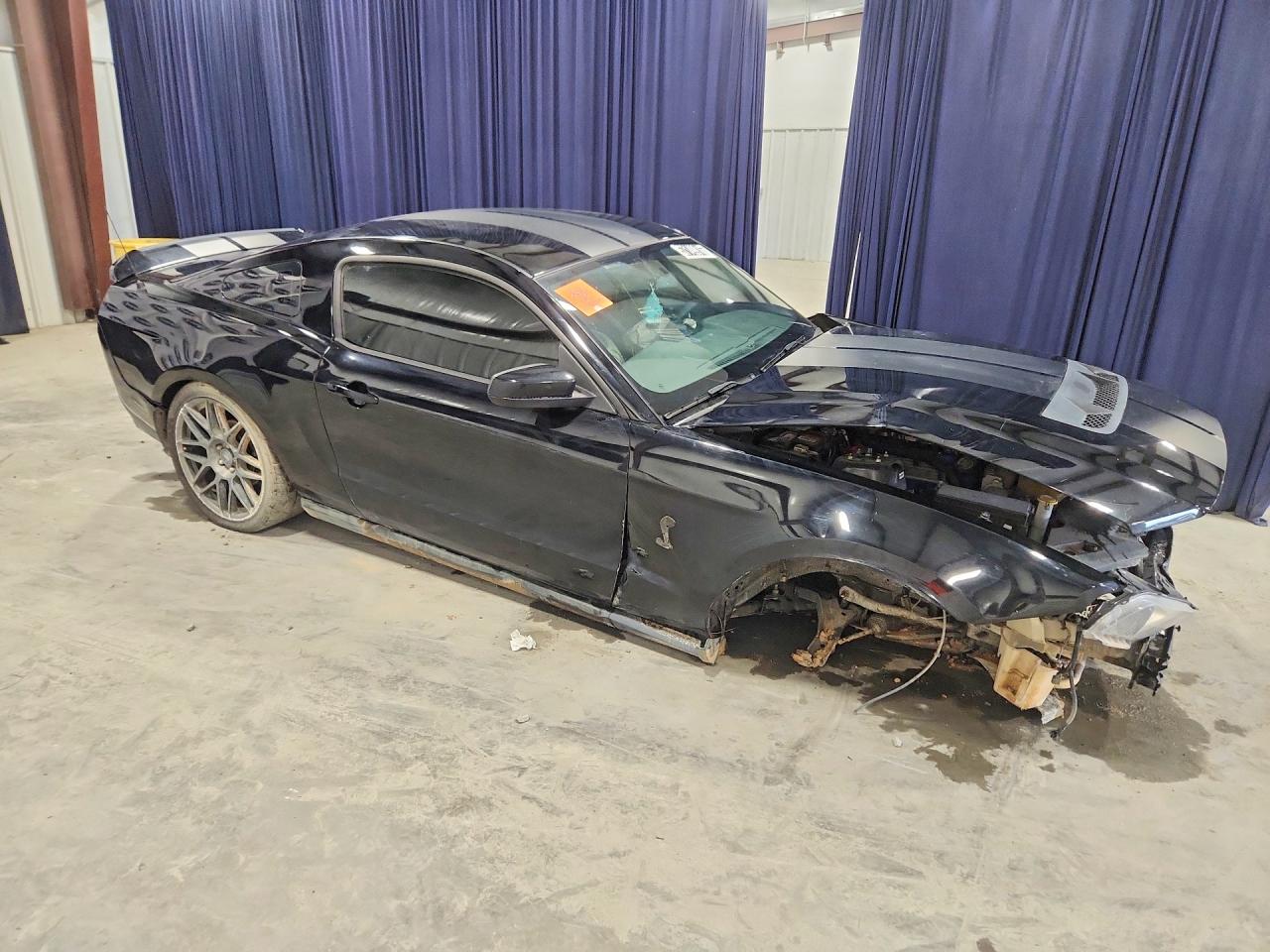 2012 Ford Mustang Shelby Gt500 Black vin: 1ZVBP8JS9C5231681