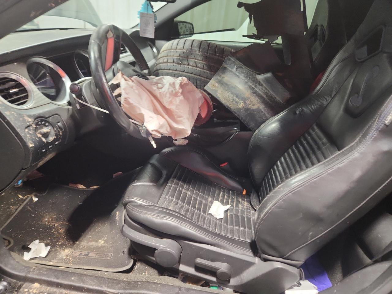 2012 Ford Mustang Shelby Gt500 Black vin: 1ZVBP8JS9C5231681 Damage: Airbag - Front Left, Deployed, Replacement Required