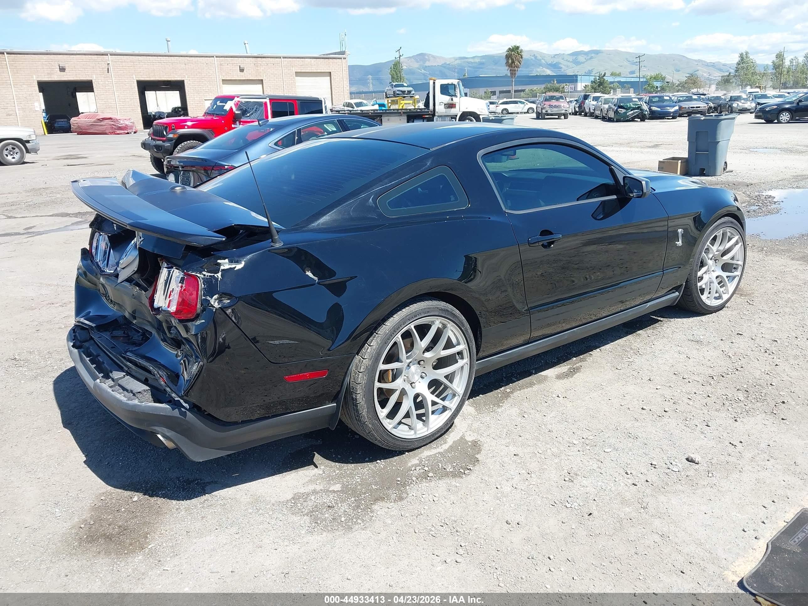 2010 Ford Shelby Gt500   Black vin: 1ZVBP8JSXA5166319