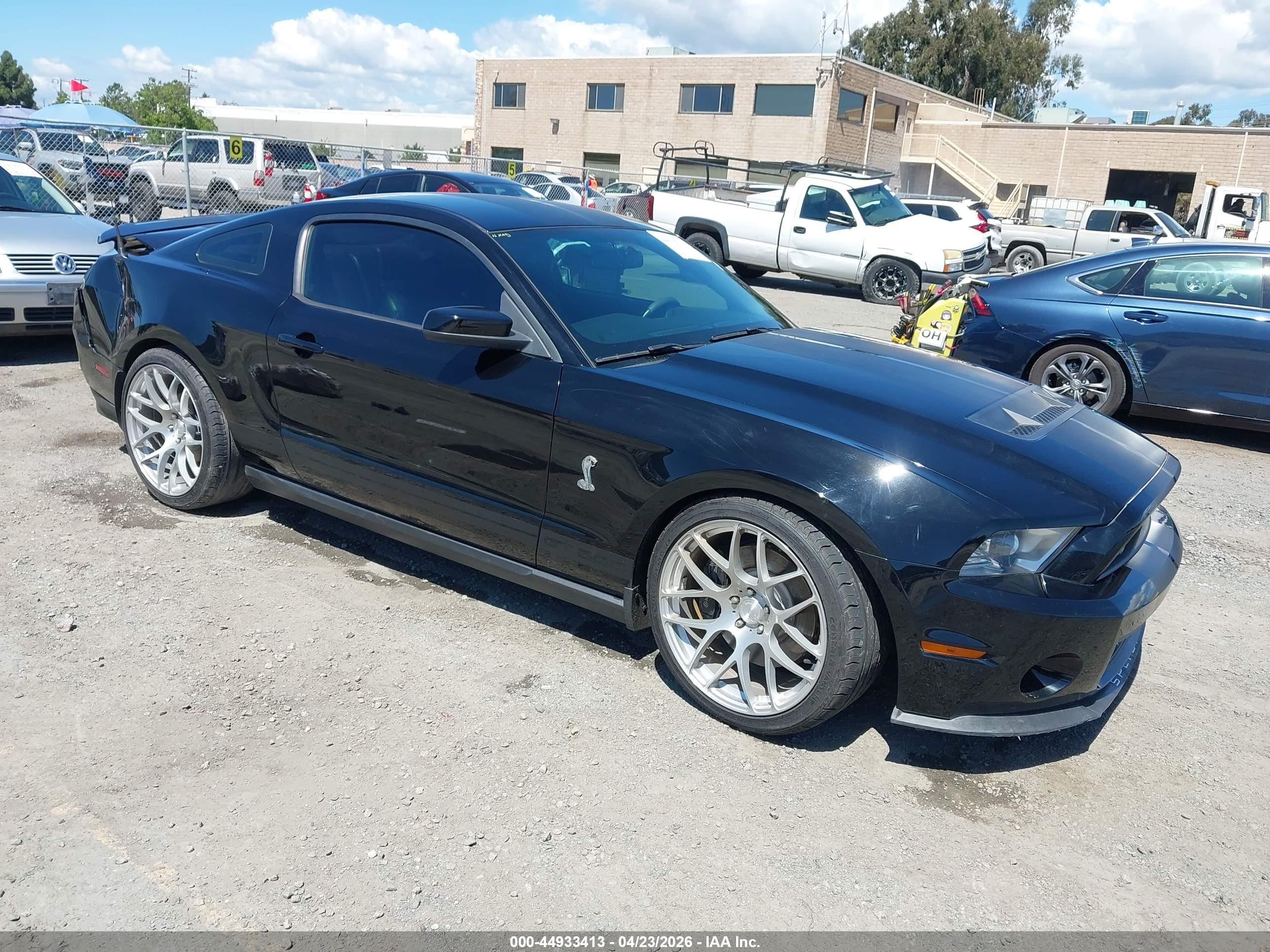 2010 Ford Shelby Gt500   Black vin: 1ZVBP8JSXA5166319