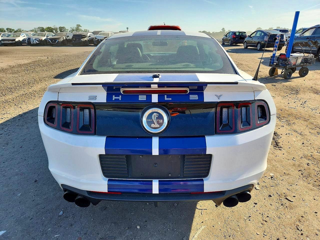 2014 Ford Mustang Shelby Gt500 Белый vin: 1ZVBP8JZ1E5258518