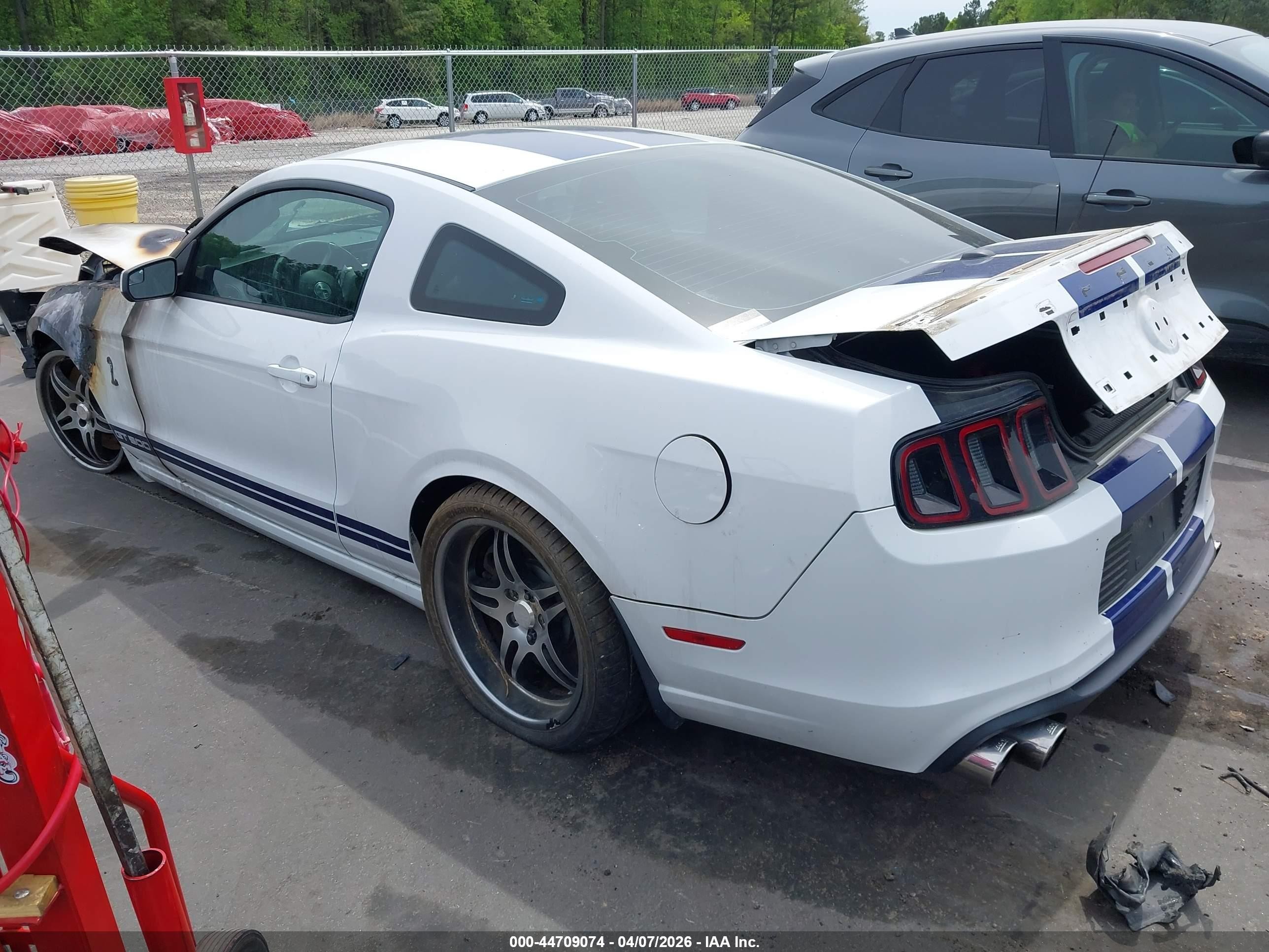 2014 Ford Shelby Gt500   Белый vin: 1ZVBP8JZXE5249090