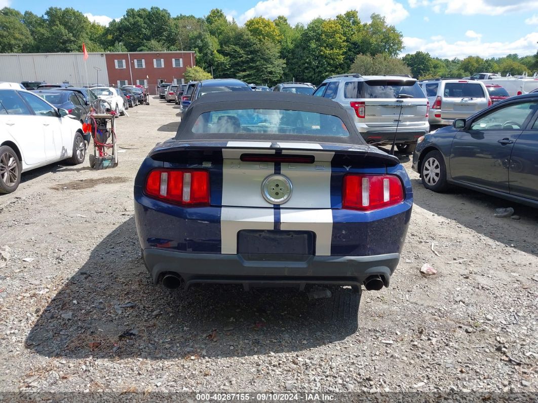 2010 Ford Shelby Gt500   Blue vin: 1ZVBP8KS3A5140210