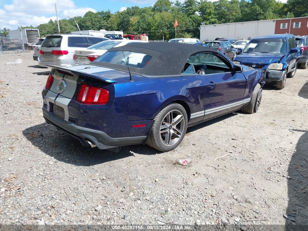 2010 Ford Shelby Gt500   Blue vin: 1ZVBP8KS3A5140210
