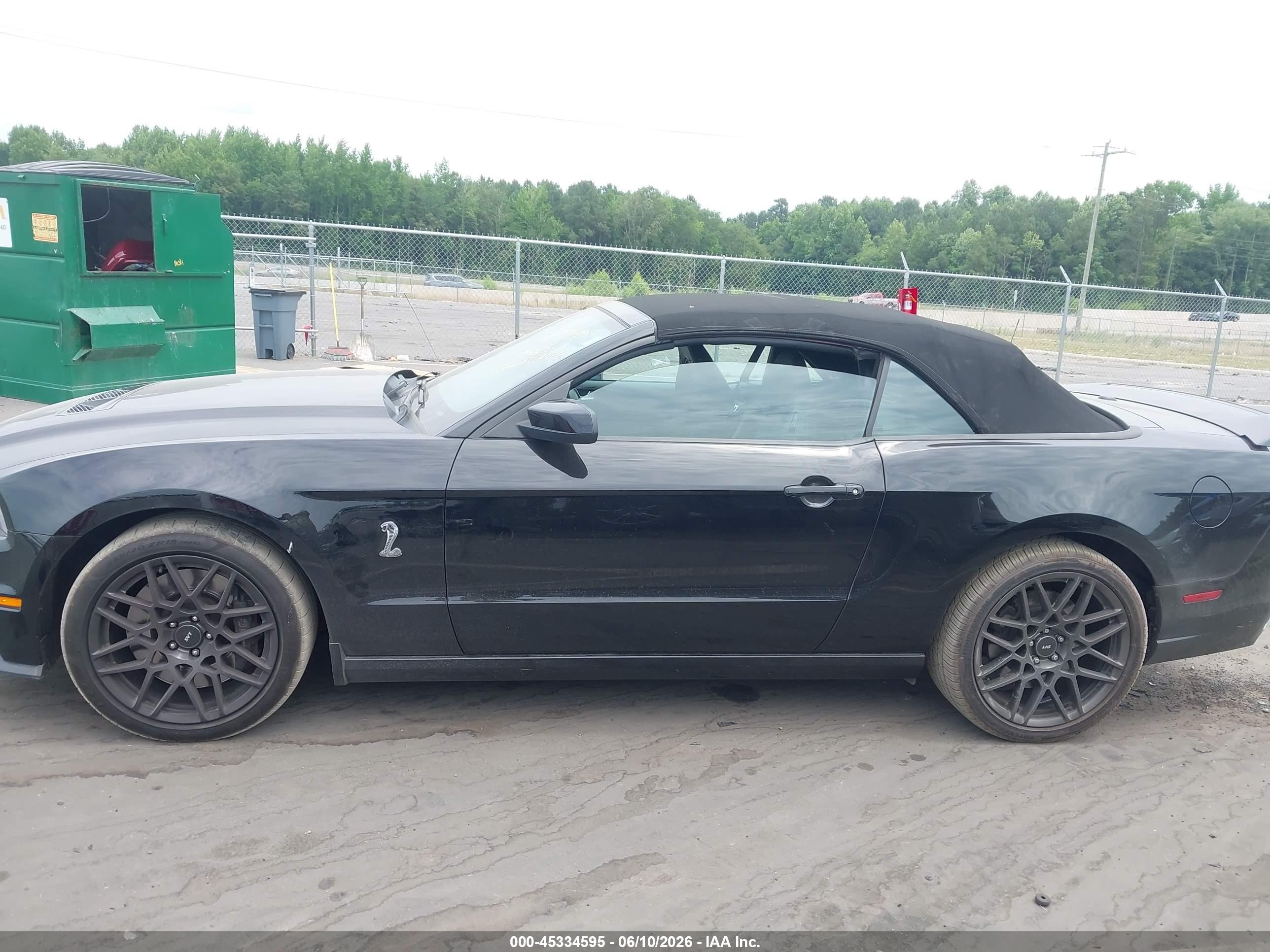 2014 Ford Shelby Gt500   Черный vin: 1ZVBP8KZ8E5237597