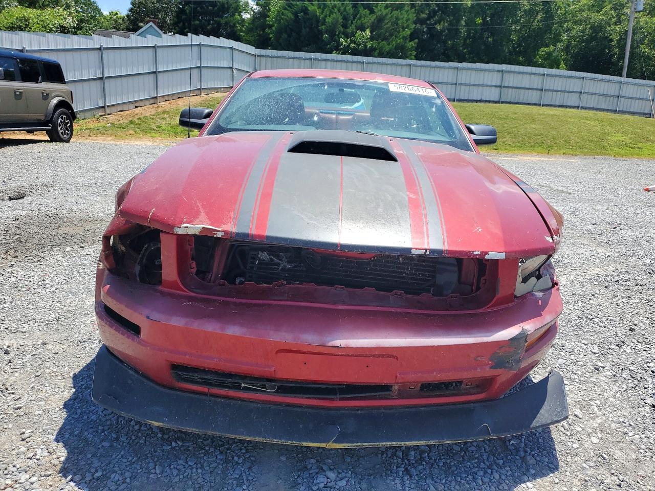 2005 Ford Mustang Красный vin: 1ZVFT80N055104183