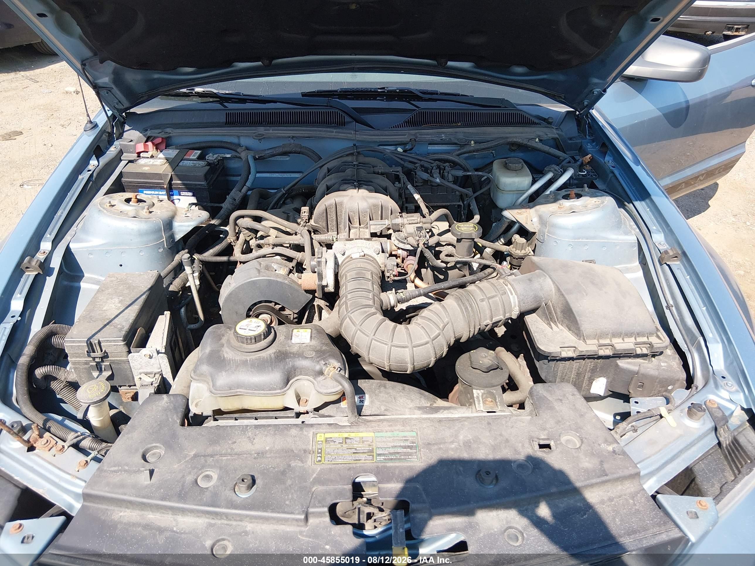 2005 Ford Mustang V6 Deluxe/v6 Premium Blue vin: 1ZVFT80N055116480