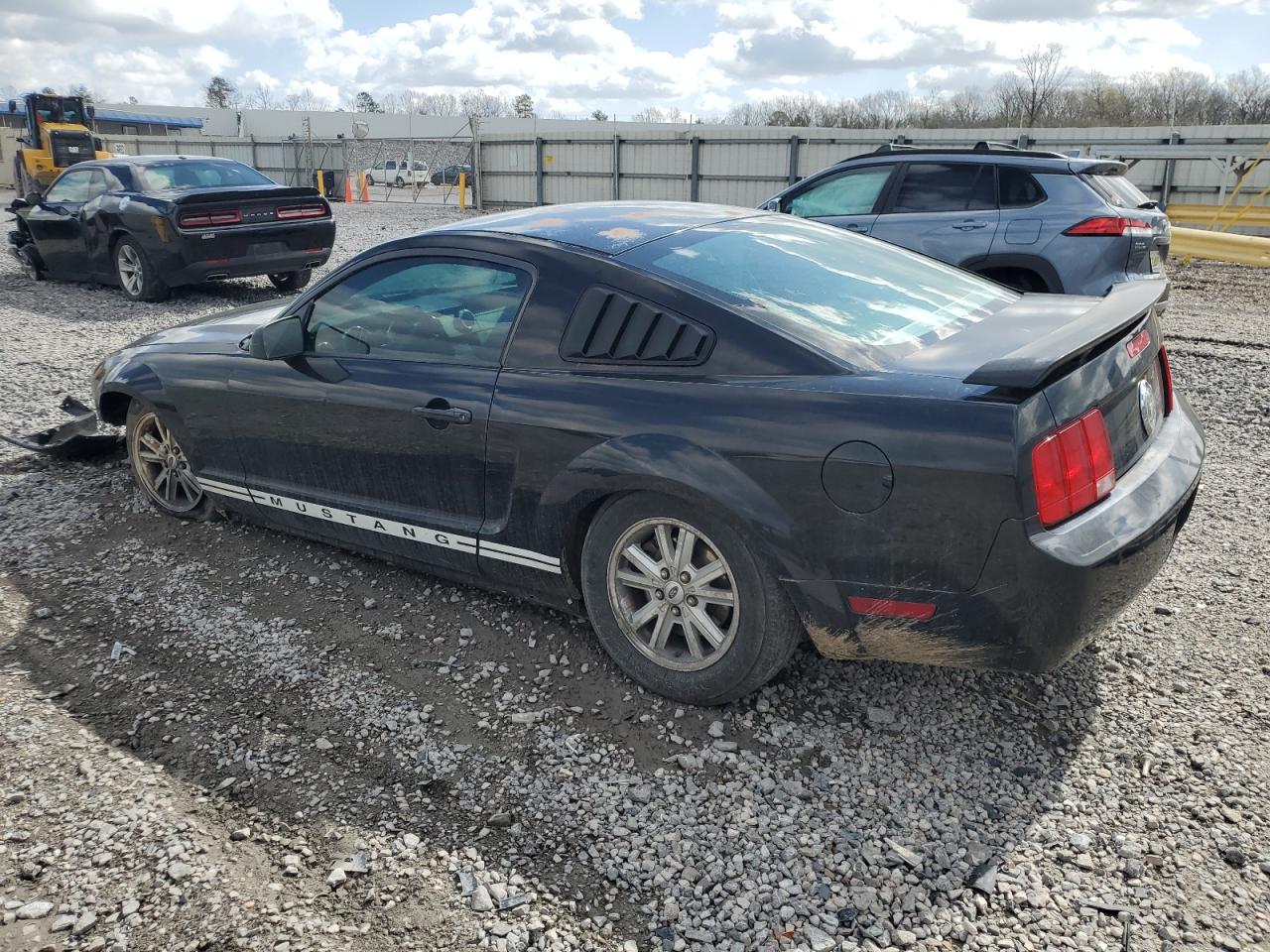 2006 Ford Mustang Black vin: 1ZVFT80N065144331