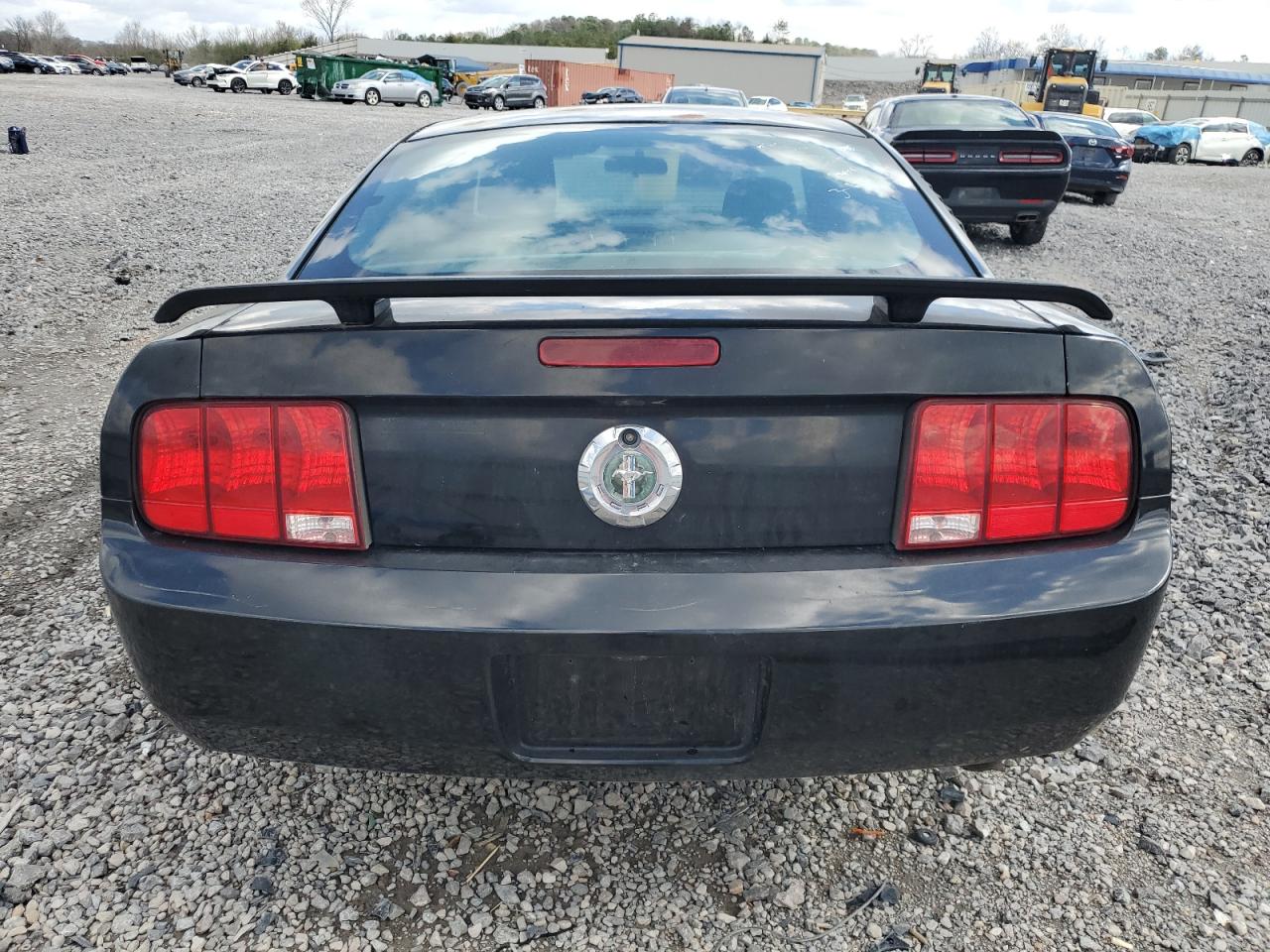 2006 Ford Mustang Black vin: 1ZVFT80N065144331