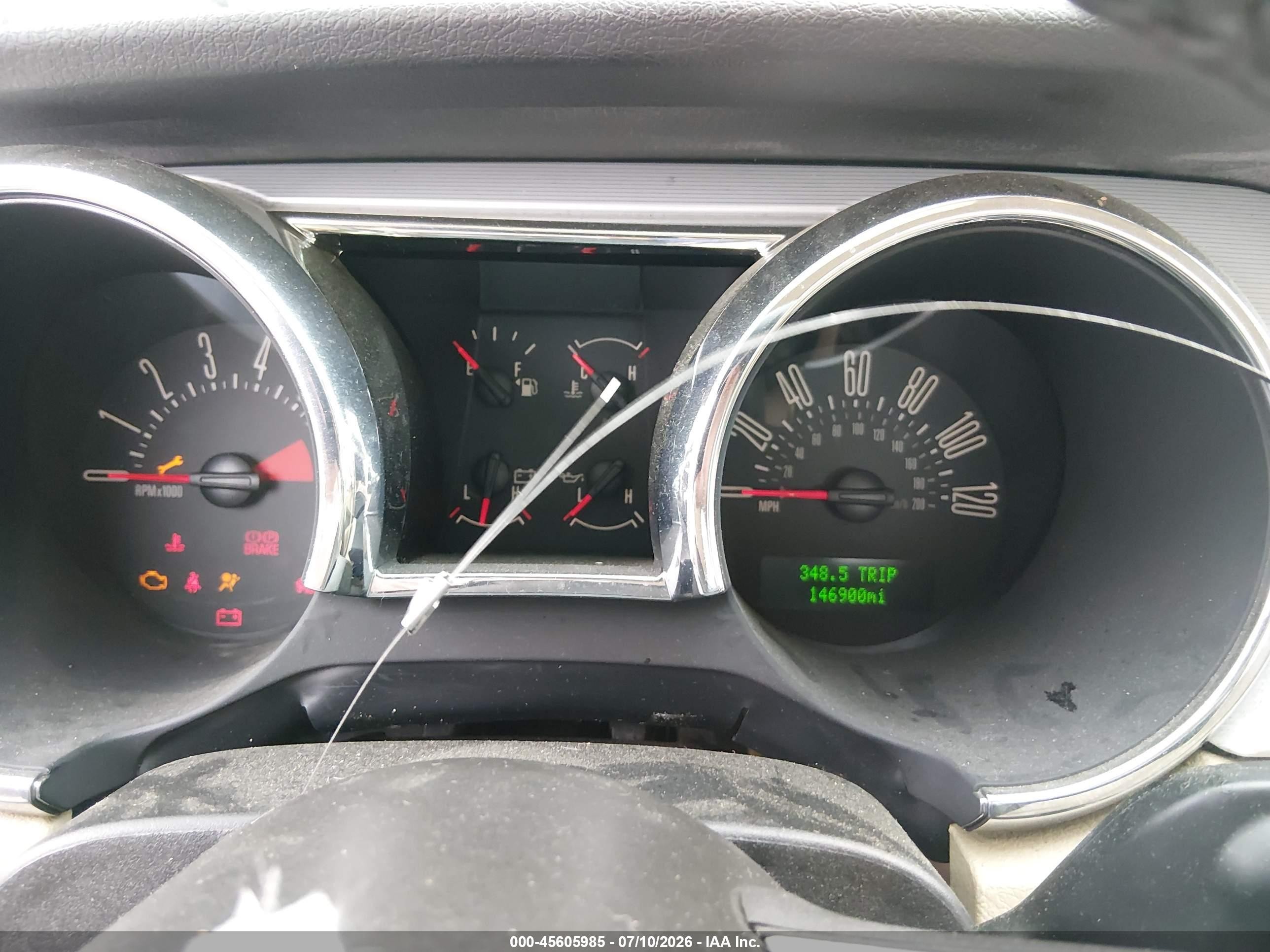 2006 Ford Mustang V6 Blue vin: 1ZVFT80N065183193